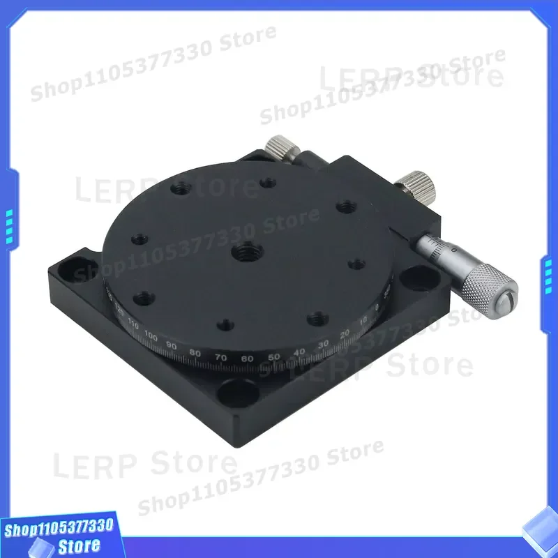 RS60-L R-axis Manual Rotary Dressing Platform 60mm Slide Linear Adjustment Table for Precision Grinding Machine Tool