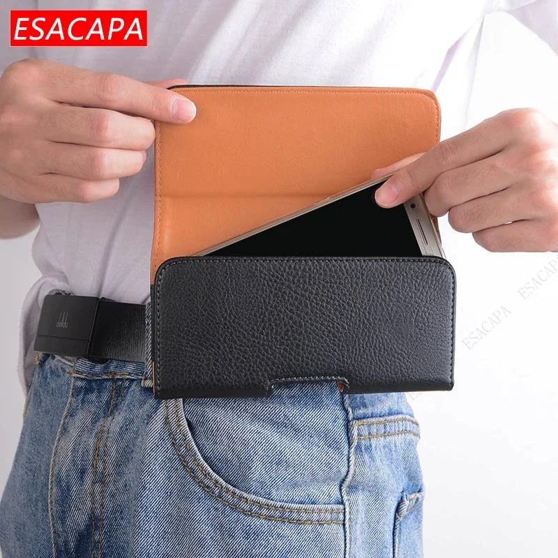 Flip Leather Belt Clip Pouch For Redmi Note 13 Pro Plus 5G Magnetic Leather Case Belt Clip Holster For For Redmi Note 13 Pro+