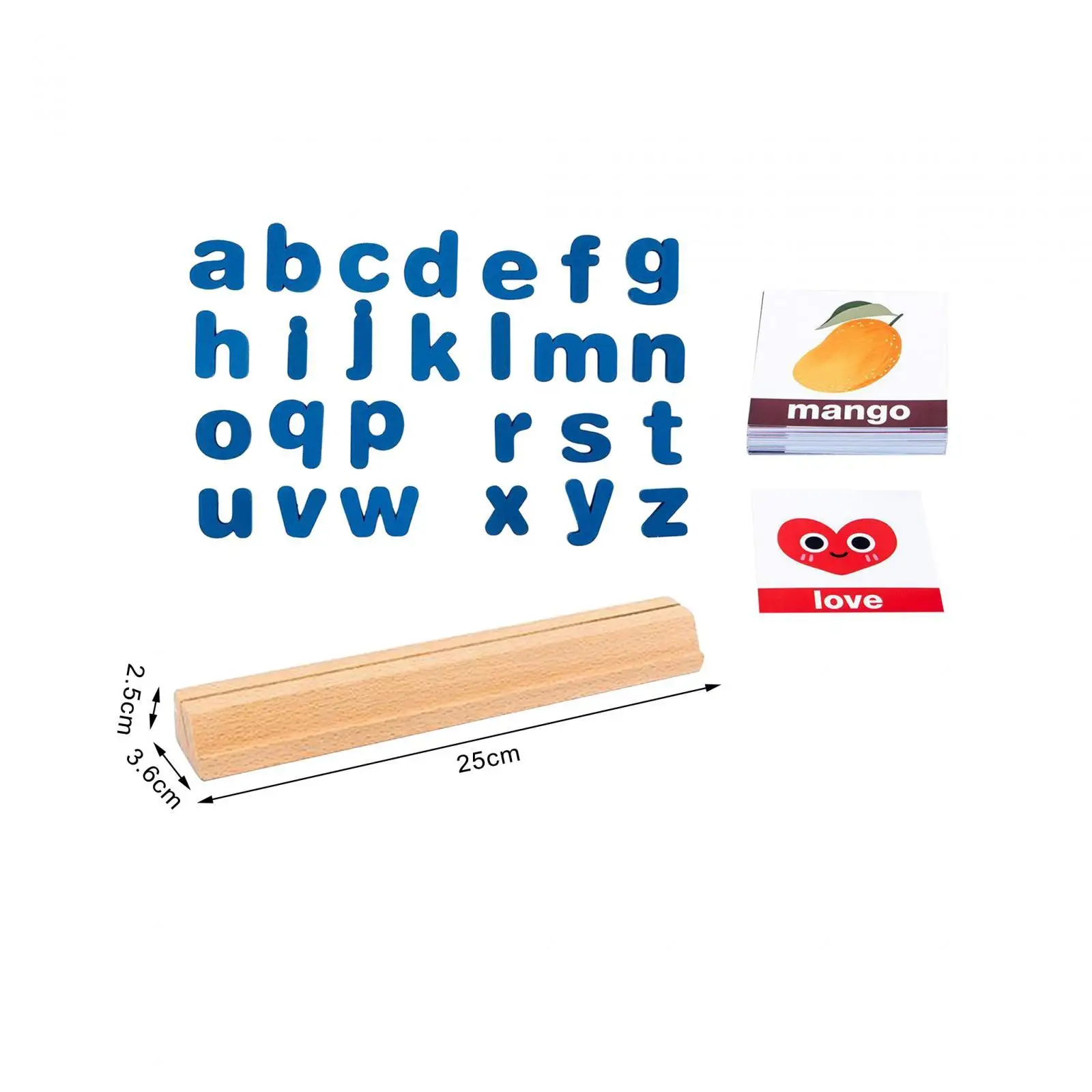 Englisch Rechtschreibspiel Mathematik Lernen Lehrmittel Montessori Spielzeug Alphabet für