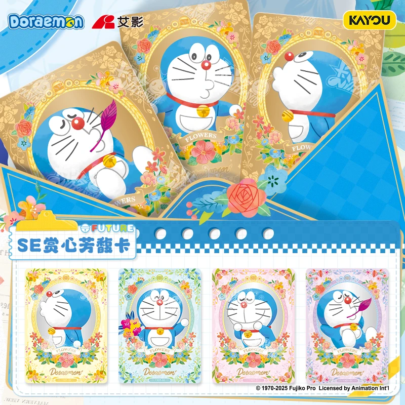 KAYOU Genuine Doraemon Peripheral Time Adventure Series Cards, Cartoon Movies, Children's Birthdays, Collection Gift Cards