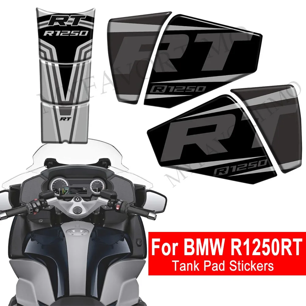 

R1250RT Motorcycle Tank Pad Stickers Trunk Luggage Case Emblem Decal Protector Fairing Fender For BMW R1250RT R 1250 RT