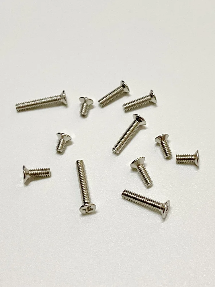 

M2 Threaded Mechanical Tooth Screw Metal Fastener Iron Plated Nickel Material for PC Board Fixation Electronic Screws