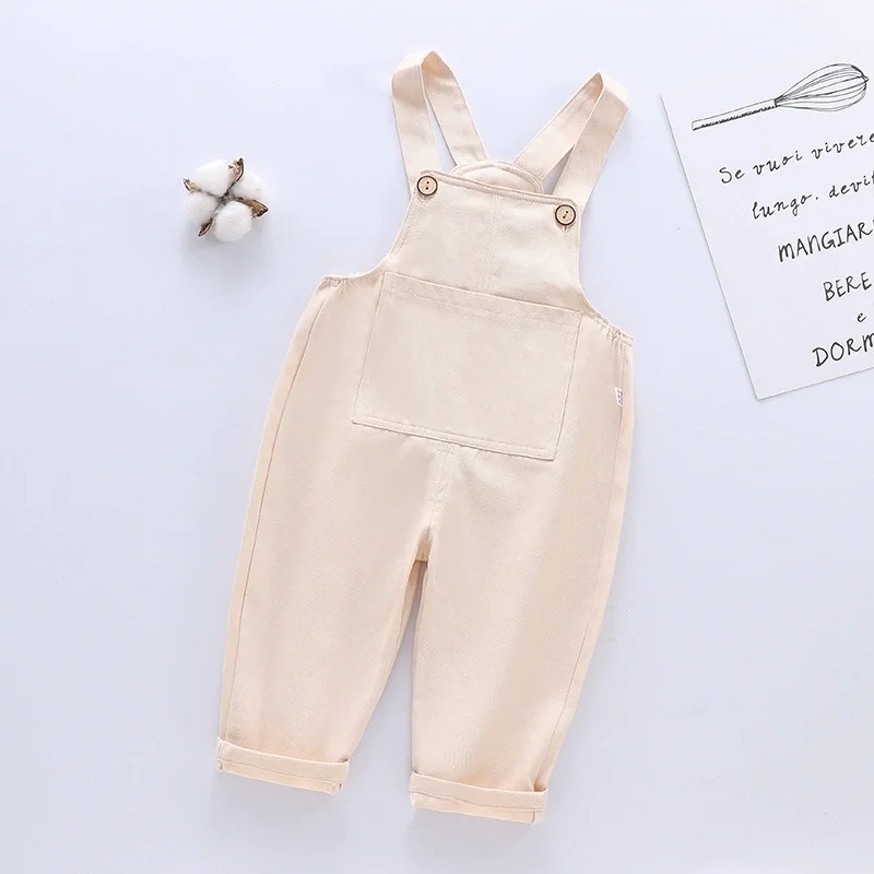 Children Overalls Spring Summer Pants Baby Jumpsuits Boys Girls Pants Fashion Kids Overalls 9M 12M 2 3 4 5 years