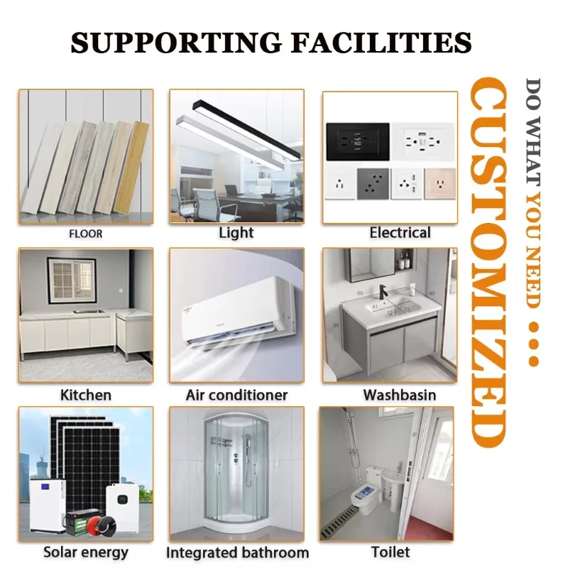 

Expandable Steel Prefab Container House Villa Foldable Modular Tiny Home with Bathroom Kitchen Garden for Resort Stay