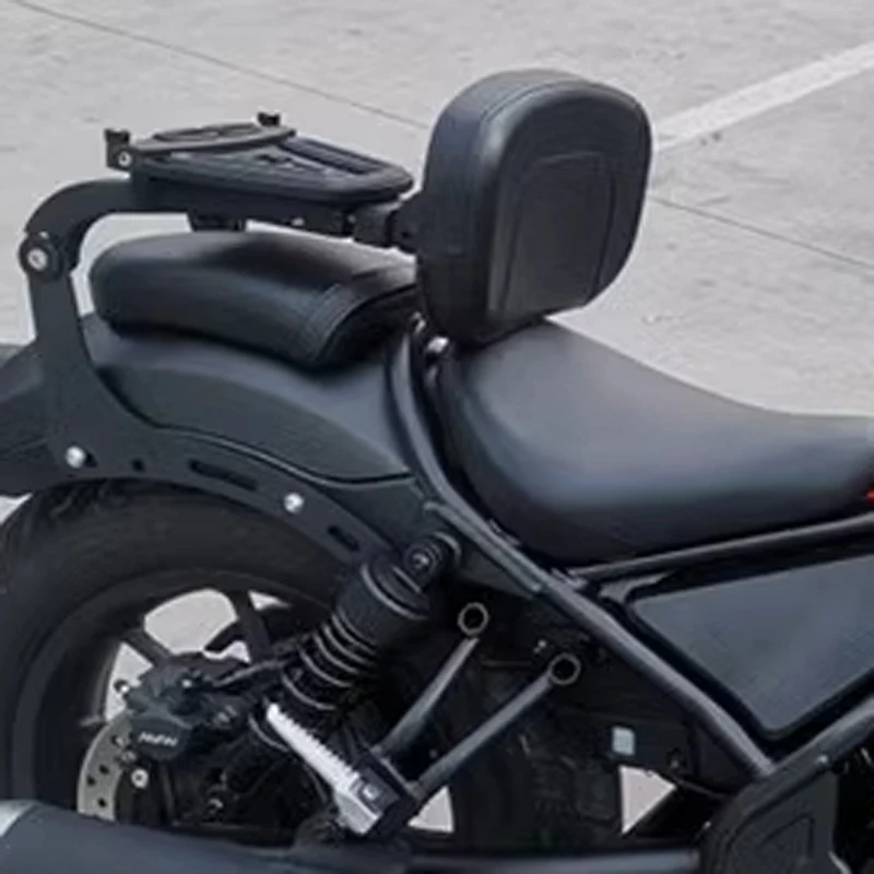 Encosto dobrável multifuncional para Honda Rebel CM300/CM500/CM1100 Encosto modificado de assento único