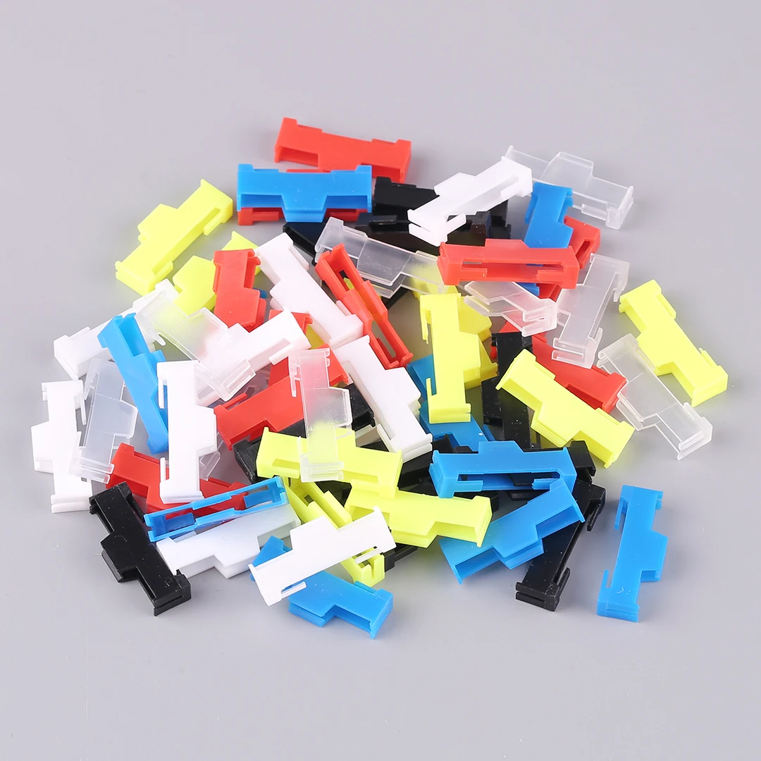 10Pcs Servo Connector Plug Protectors with DuPont Head Anti-Losening Buckle for Aviation Models