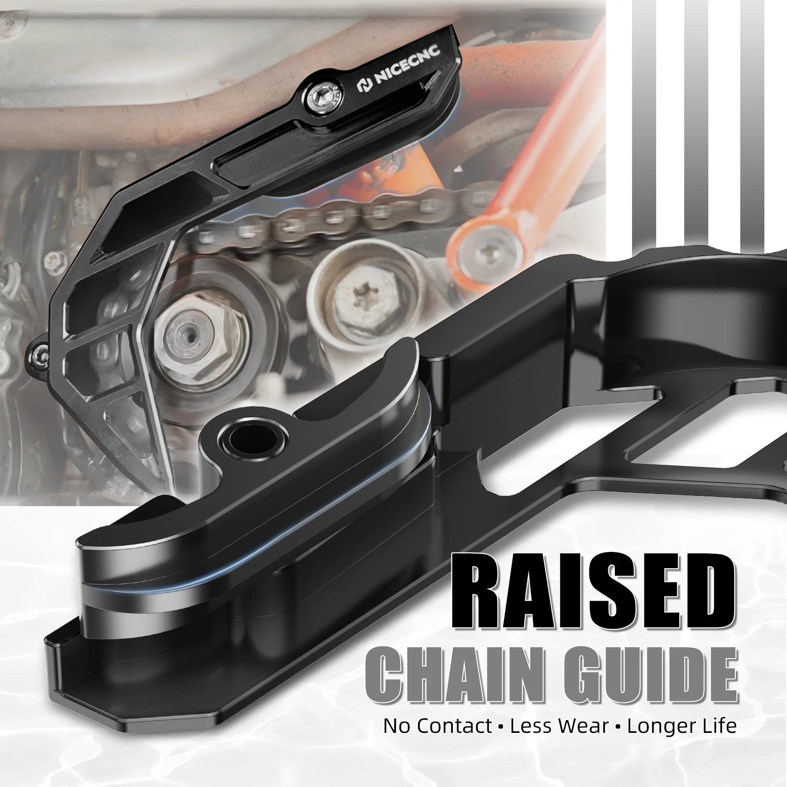 (EU-Lager) NICECNC Für KTM 690 Enduro R 690 SMC R 2009-2025 Kettenschutz für Husqvarna 701 Enduro GasGas 700 – Detail 4