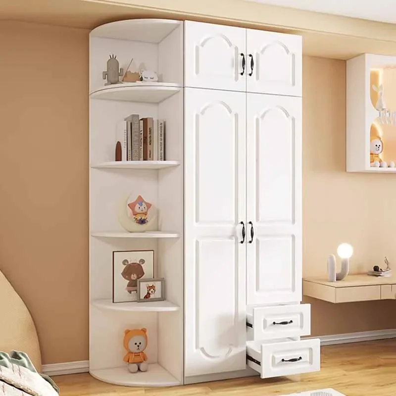 

Modern Bedroom Wardrobe Nordic Cube Clothing Organizer Korean Style Wooden Wardrobe Minimalist Summer Ropero Trendy Furniture