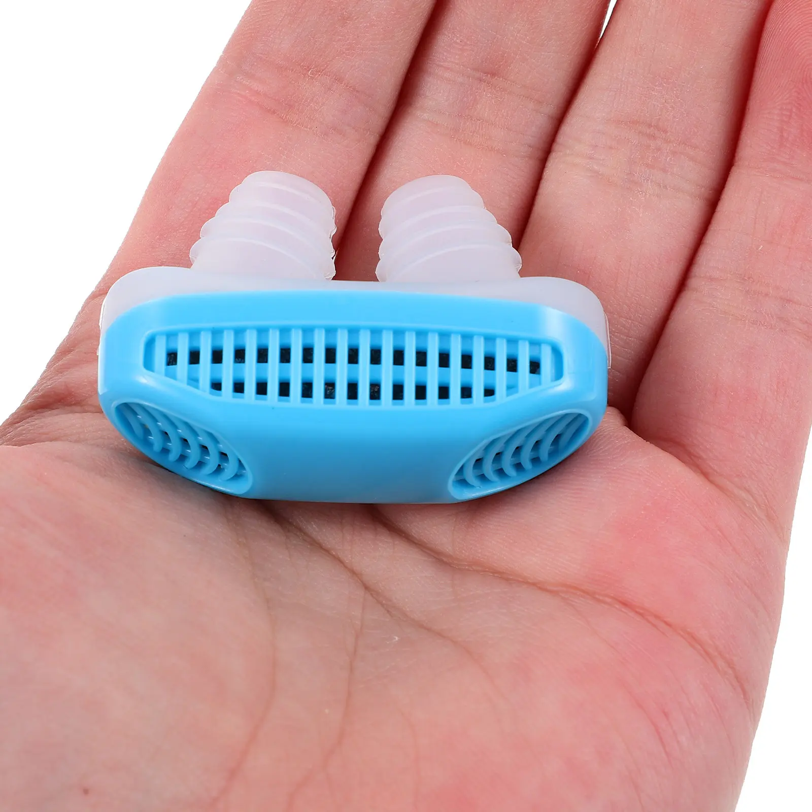 2 in 1 Silicone Nasal Device Air Purifier for Healthy Breathing Sleep Relief Portable Night Sleep Aid Stop