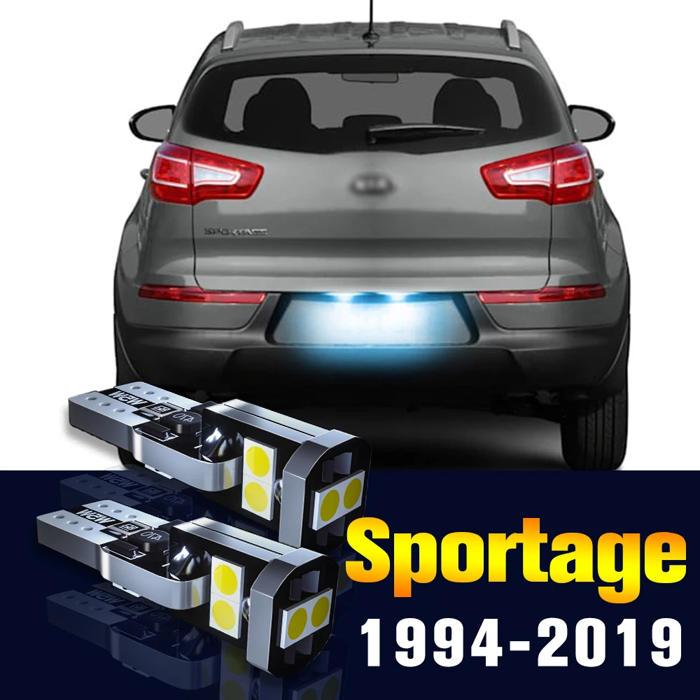 

2pcs LED License Plate Light Bulb Number Lamp For Kia Sportage 1 2 3 4 1994-2019 2012 2013 2014 2015 2016 2017 2018 Accessories