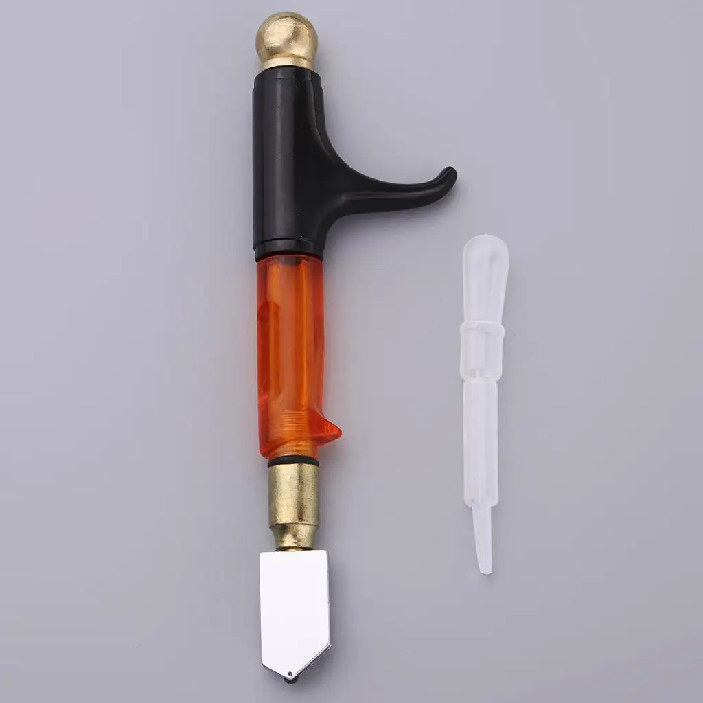 

Pro Antislip Handle Oil Feed Glass Cutter Tile Mirror Cutting Tools