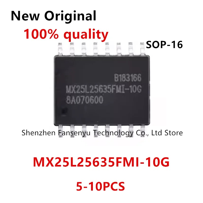 

5-10pcs MX25L25635FMI-10G MX25L25635FMI MX25L25635F 25L25635F SOP-16