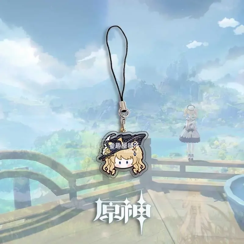 Anime Focalors for Mobile Phone Strap yuan shen Lanyard for IPhone Neuvillette Mobile Phone Straps Hang Rope Decor Gifts