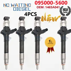 4PCS 095000-5600 095000-5601 Fuel Injector Assembly 1465A041 For Mitsubishi L200 4D56 Euro4 0950005600