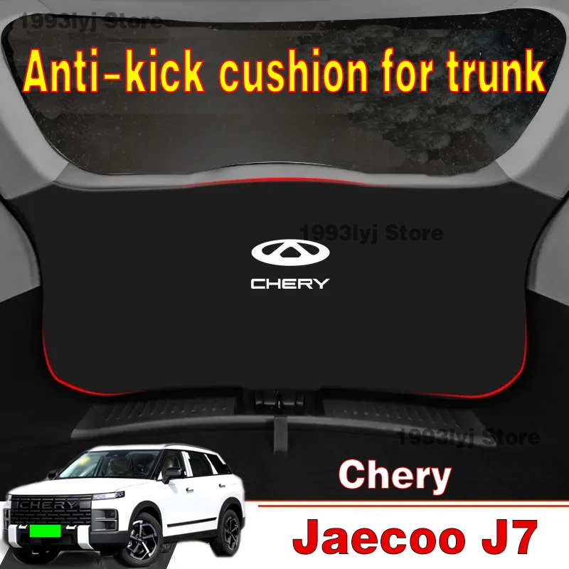 Car Mats For Chery Jaecoo J7 Anti-kick cushion for trunk Accessories All Weather Dustproof Protection Pad