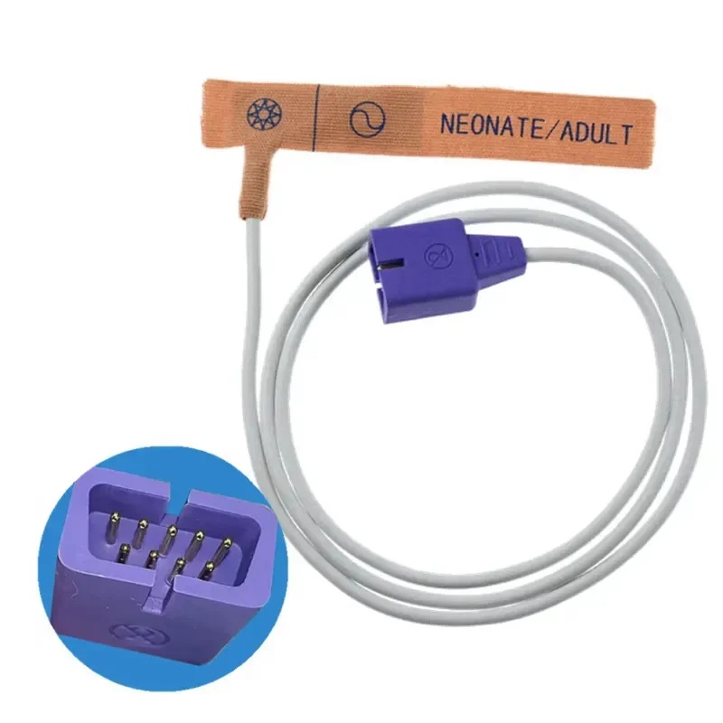 Compatible NELCOR With Oximaxs, Disposable Spo2 Sensor Probe, Bandage Material Saturation Concentration Probe