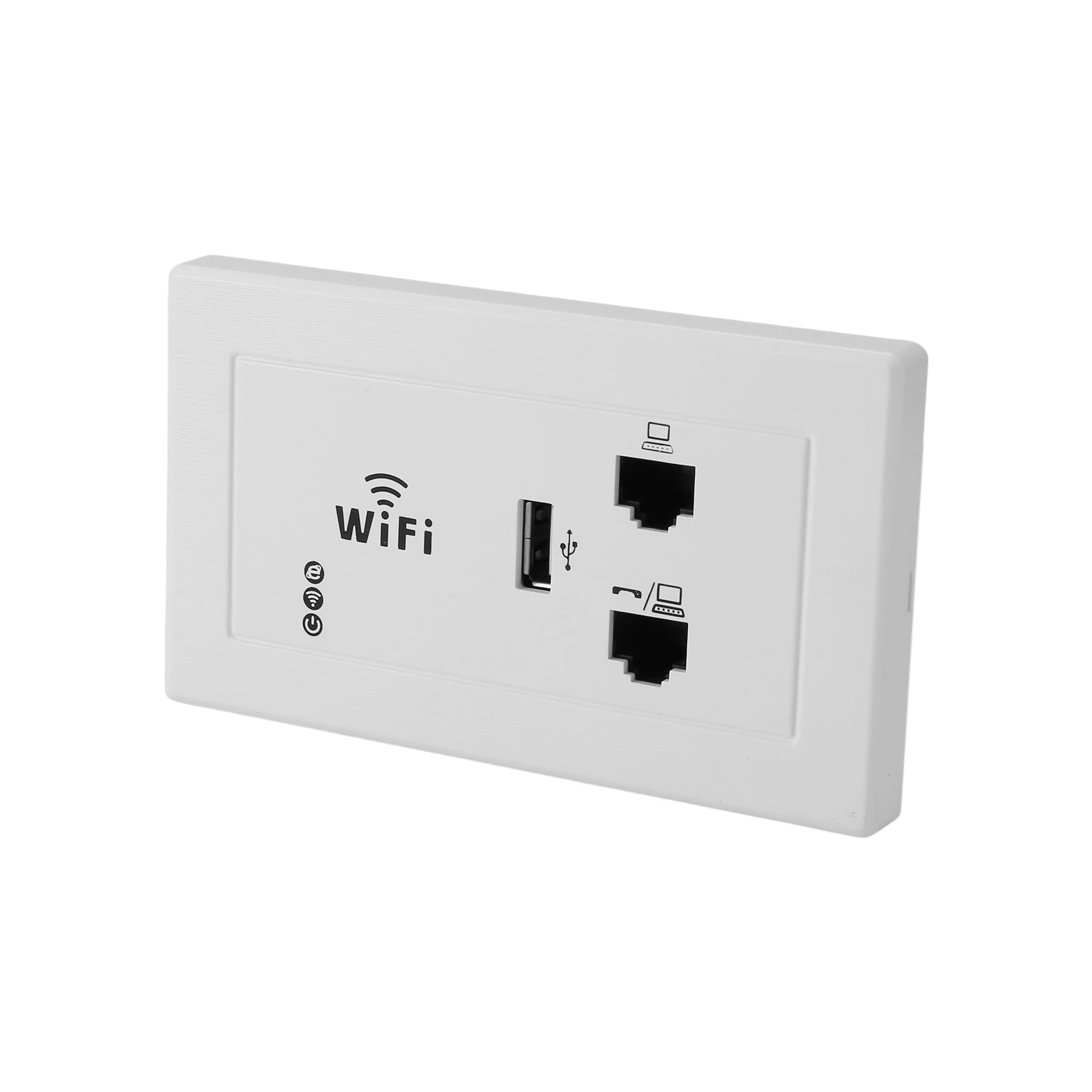 

AA14 New Wireless Wifi Wall Switch Panel WIFI Socket Embedded Wireless Router 120 Type Panel AP For High Quality Hotel Rooms