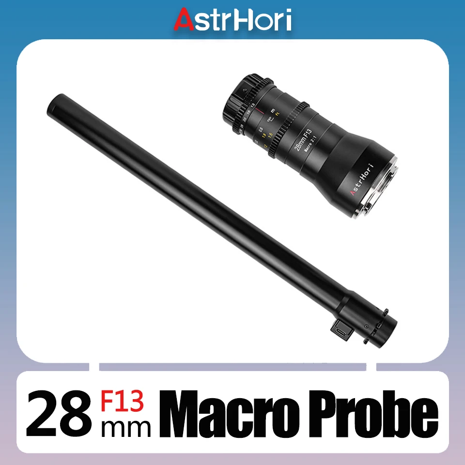 

AstrHori 28mm F13 Full Frame Macro 2X Lens Macro Probe Camera Lens for Macro Photography with Sony E Nikon Z Canon RF EF L Mount