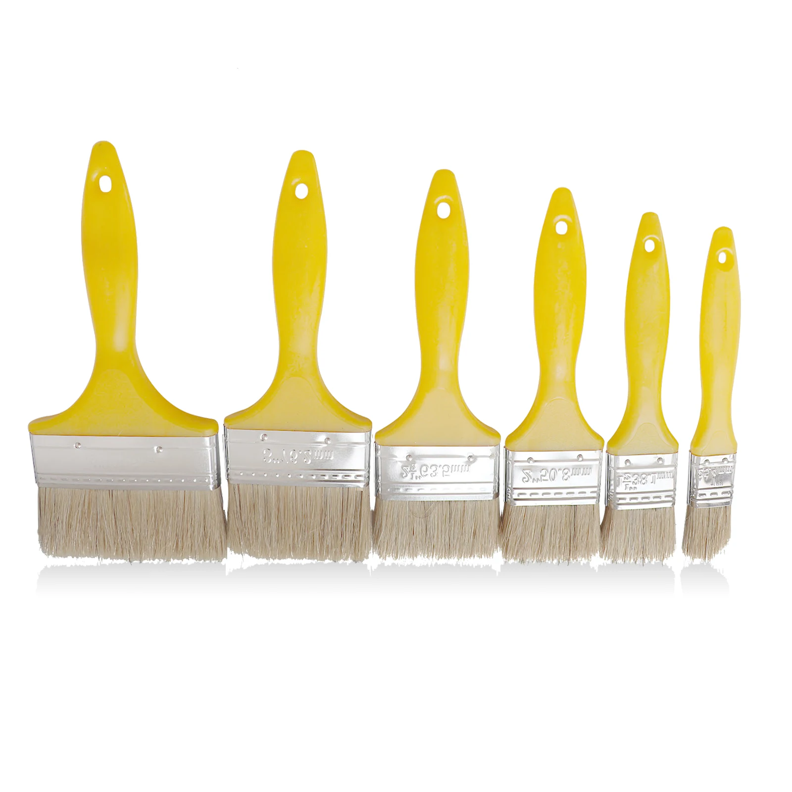 Plastic Handle Natura Bristle Paint Brushe