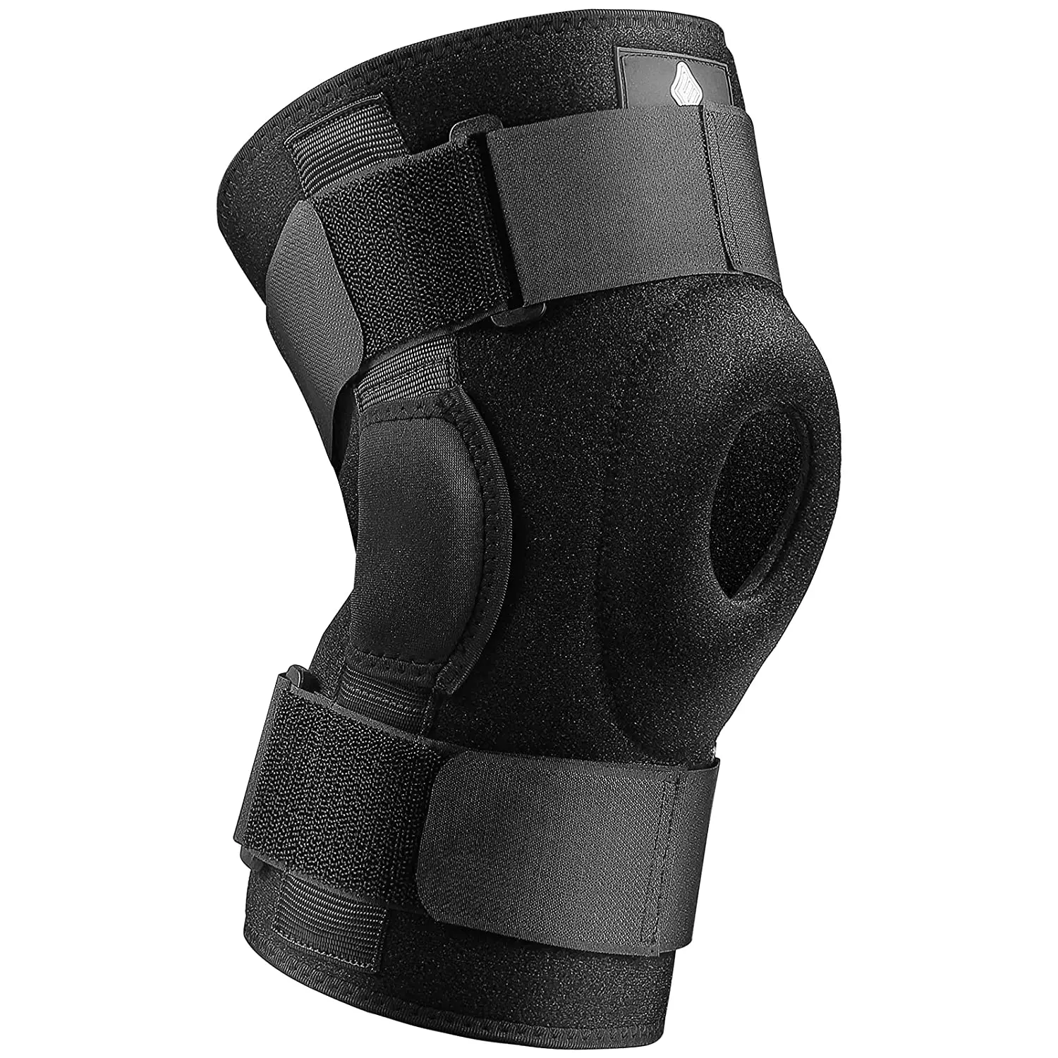 

1PC Knee Brace with Dual Metal Side Stabilizers Knee Support Adjustable Compression Breathable Patella Protector Arthritic Guard