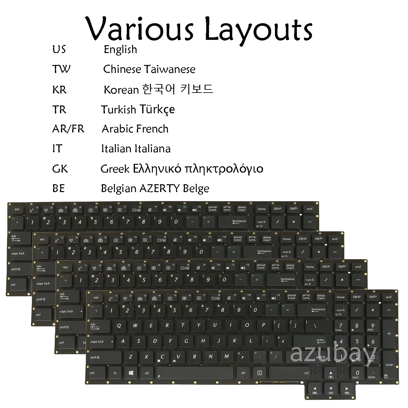 US TW KR TR AR/FR IT GK BE Keyboard For Asus ROG G750 G750J G750JH G750JM G750JS G750JW G750JX G750JY G750JZ GFX70JS GFX70JZ