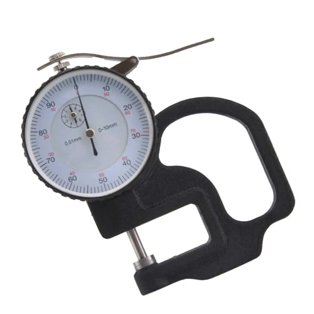 Portable Flat Head Thickness Gauge Measuring Tool 10mm/0.02mm