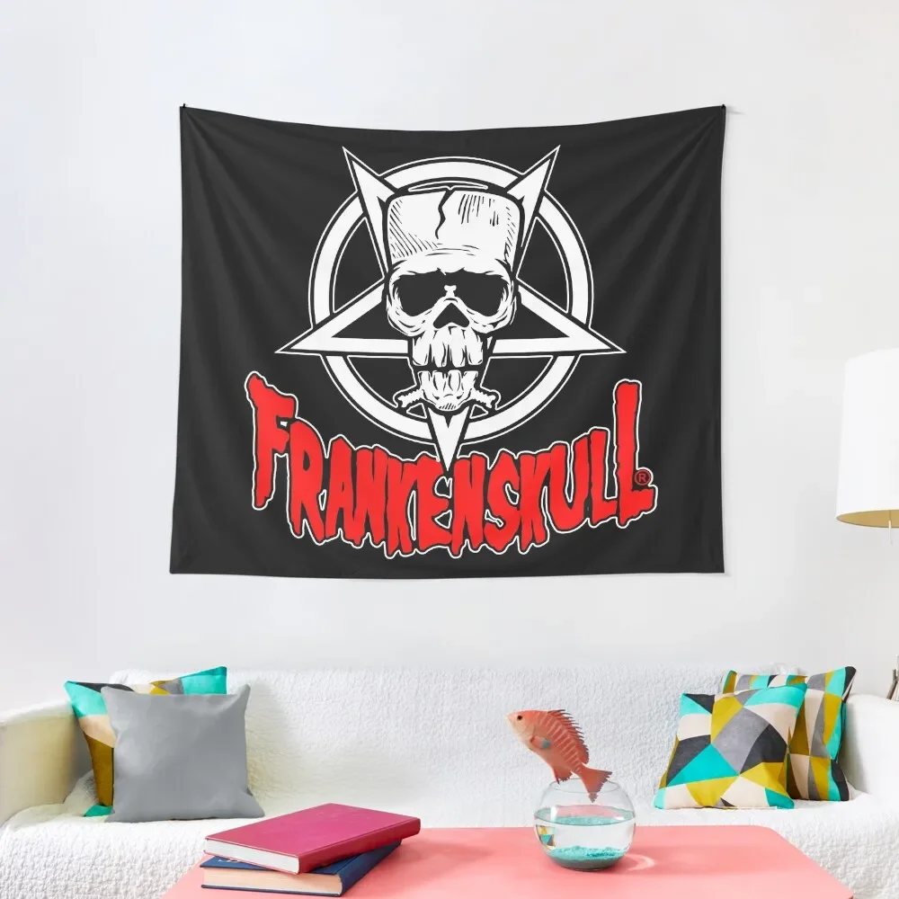 

FrankenSkull -New Hellion Logo Tapestry Wall Hanging Wall Bedroom Deco Home Supplies Home And Comfort Decor Tapestry