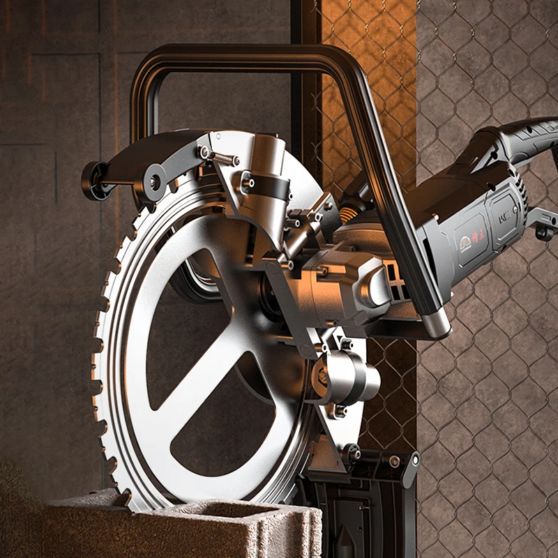 

【HOT】DE0405 High-Frequency Dustless Ring Saw, for Road Construction and Deep Slot Cutting, 290mm Maximum Cutting Depth