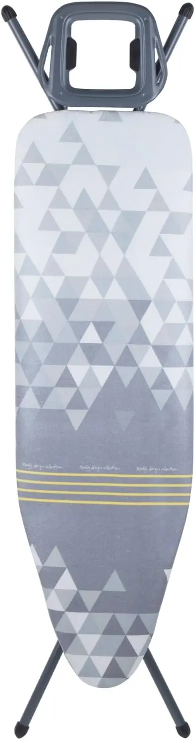 

Большая гладильная доска для всей семьи 48x15 дюймов с подставкой для паровой утюжилки и термоотражающим чехлом