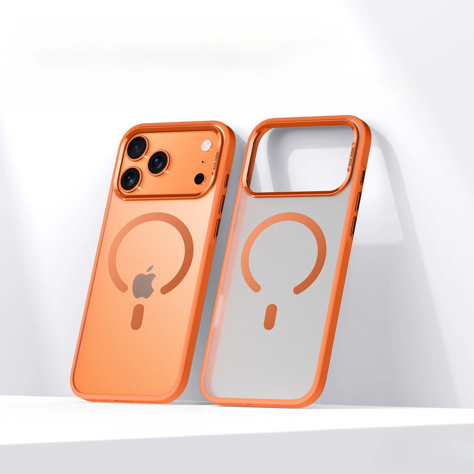 

Роскошный матовый чехол для телефона Magsafe с линзой из сплава для IPhone 17 17Pro 17Pro Max, полупрозрачный магнитный противоударный жесткий чехол