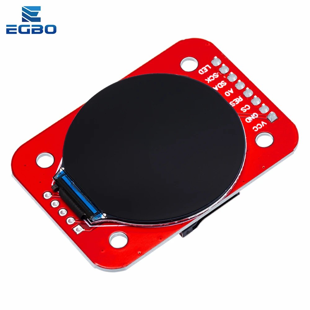 Module d'affichage LCD TFT rond de 1.28 pouces-pilote GC9A01, résolution RGB 240x240, Interface SPI 4 fils 240x240 PCB pour Arduino