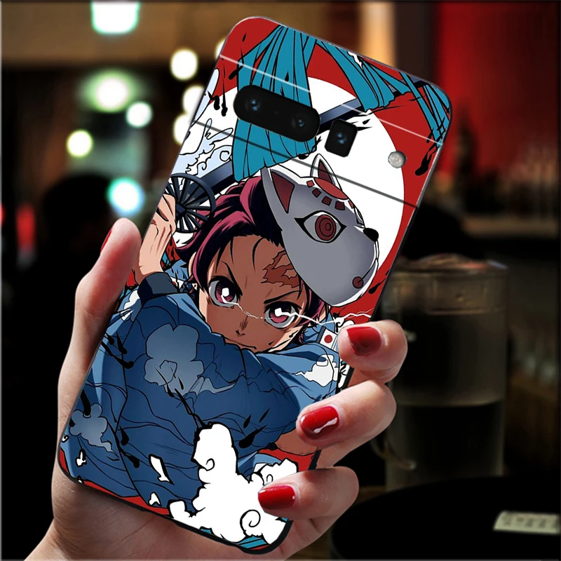 Tanjiro Kamado Demon Slayer Phone Case For Google Pixel 9 Pro XL 8 7 Pro 8A 7A 7 6A 6 Pro Pixel 4 3 XL 5 6 4A