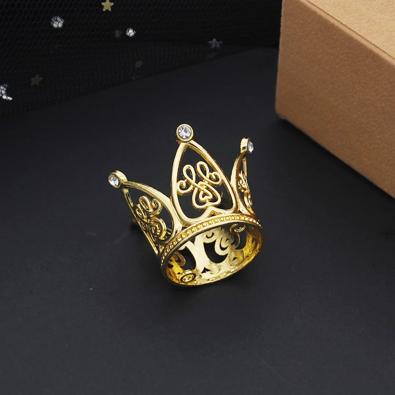 Metal Small Crown for Kids Prom Birthday Royal Diadem Girls Tiaras and Crowns Jewelry Party Prom Little Crown Cake Decoration