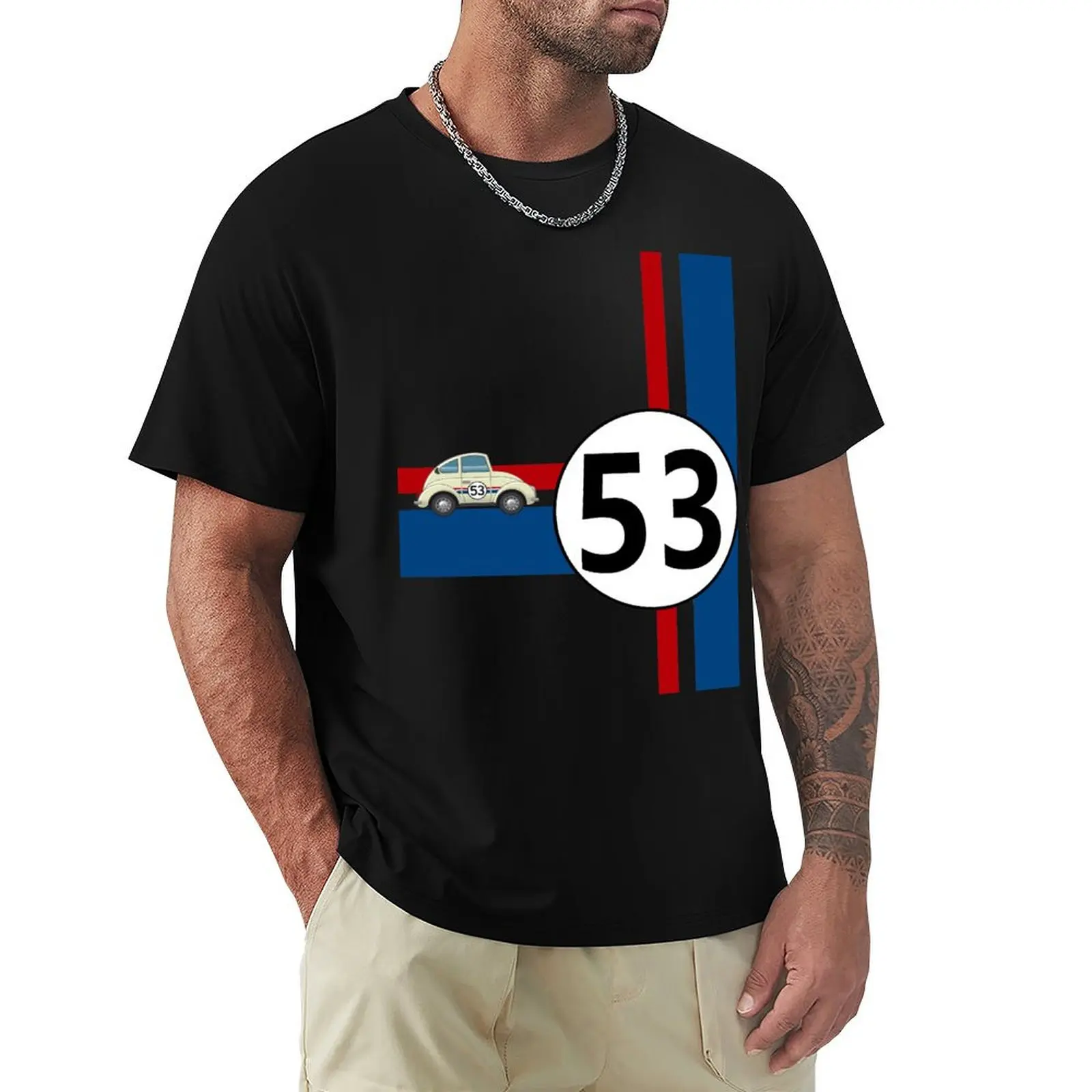 

Herbie Fully Loaded Fan Art T-Shirt Daily Work Short Sleeve Top