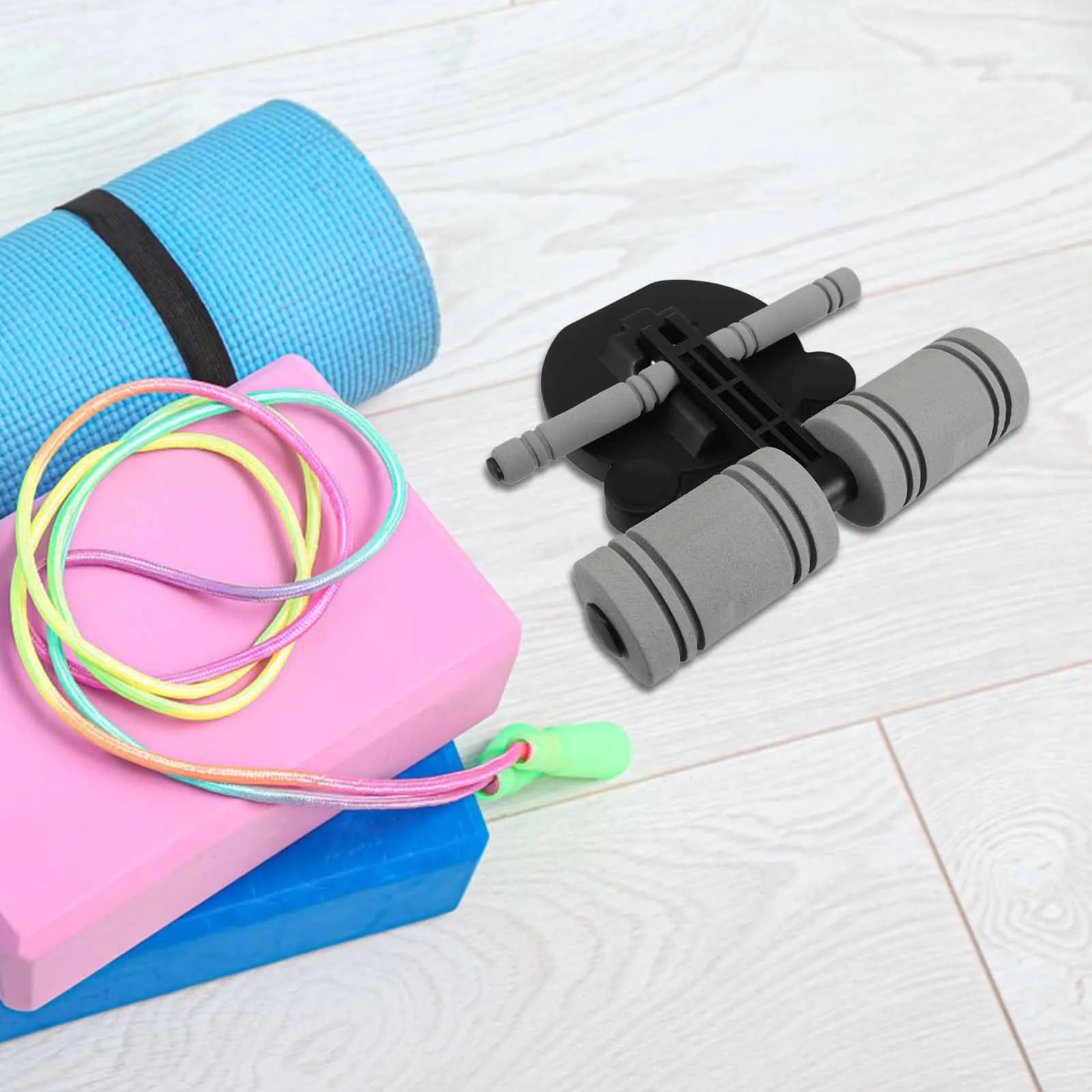

1PC Sit Tool Ab Workout Machine Ergonomic Bar Home Gym Equipment Yoga Portable Home Gym System Accessories Crunches Aid