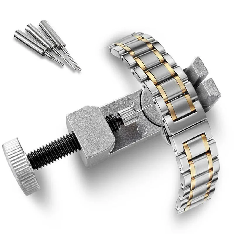 

Watch Band Link Adjust Slit Strap Bracelet Metal Chain Pin Remover Repair Spring Bar Tool Punch Holes In The Watch Band