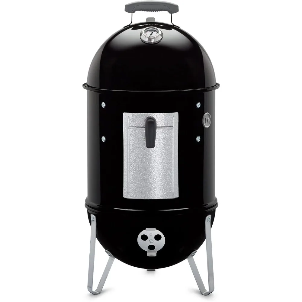 

Smoker, 14.5 -inch Smokey Mountain Cooker, Charcoal Smoker