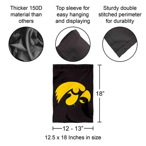 Hawkeyes Garden Flag and Yard Banner zzo