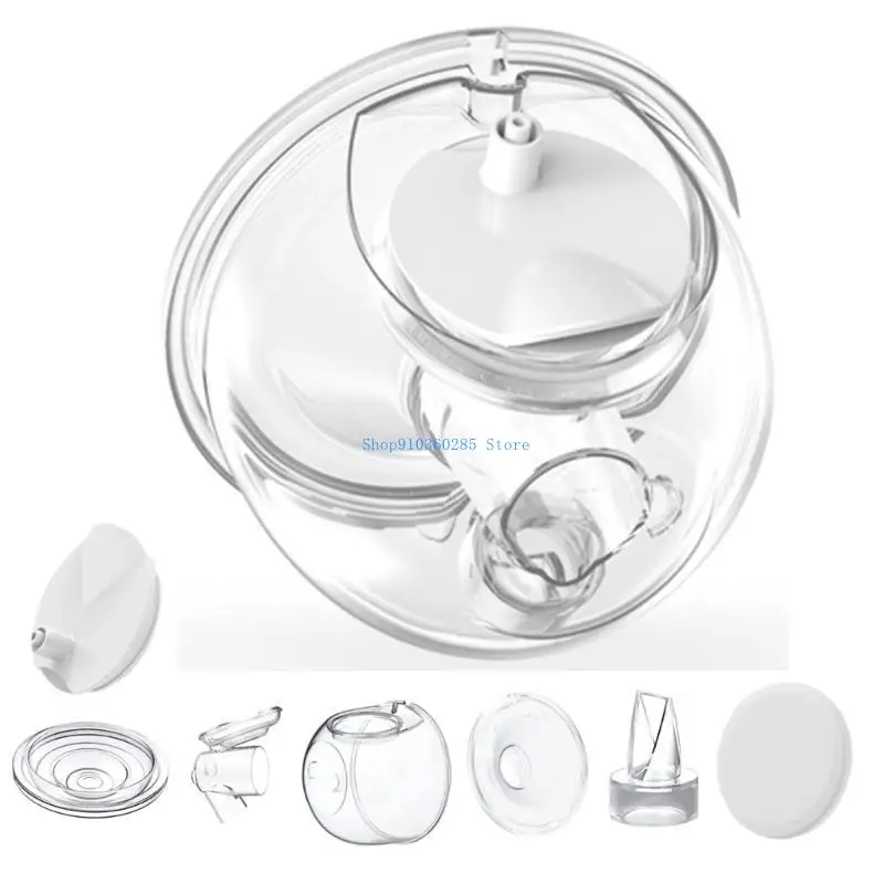 K9FF 7 قطعة/الحزمة يمكن ارتداؤها آلة ضخ الثدي الملحقات مجموعة الحجاب الحاجز سيليكون مع محول الاتصال لإصلاح S12