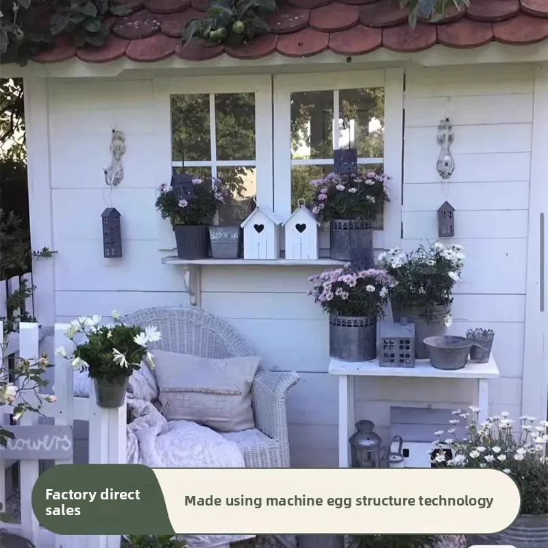 Outdoor Anti-corrosion Wood Storage Cabinets, Sunscreen and Waterproof Multi-functional Balconies