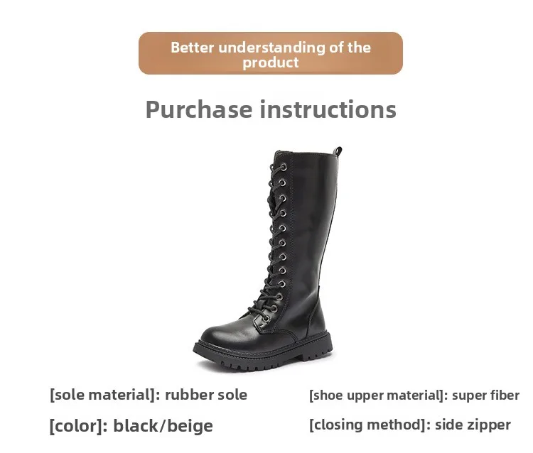 Rutschfeste Winterstiefel für Teenager-Mädchen, Punk-Gothic-Knöchelstiefel, Alltagsstiefel, mittelhohe Stiefel aus Kunstleder mit seitlichem Reißverschluss. – Detail 3