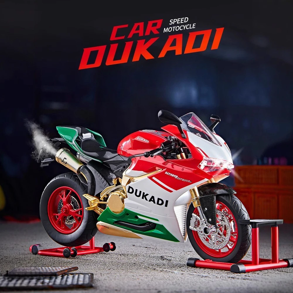 

1:9 1299 Large Motorcycle High Simulation Alloy Model Collection Serie Decoration Gift Box