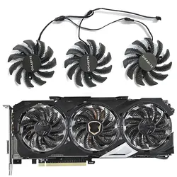 3FAN 75MM 4-pin T128010SU PLD08010S12HH GIGABYTE GTX960 GTX970 GTX980 GTX 980TI 760 670 580 R9 290X Radiator Fan