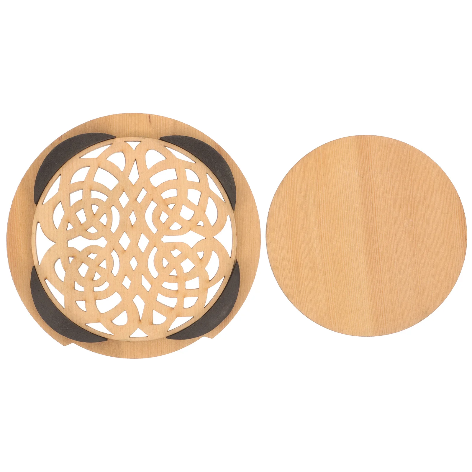 

Acoustic Guitar Sound Hole Cover Wood Material Long Lasting No Burrs Feedback Buffer Soundhole Cover Sound Hole Covers Guitar