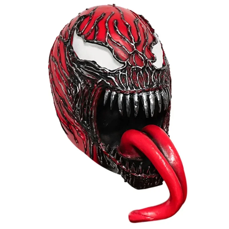 AA 2025 New Snailify Venom 2 : Let There Be Adult Carnage Helmet Men Scary Halloween Latex Mask QEQ89