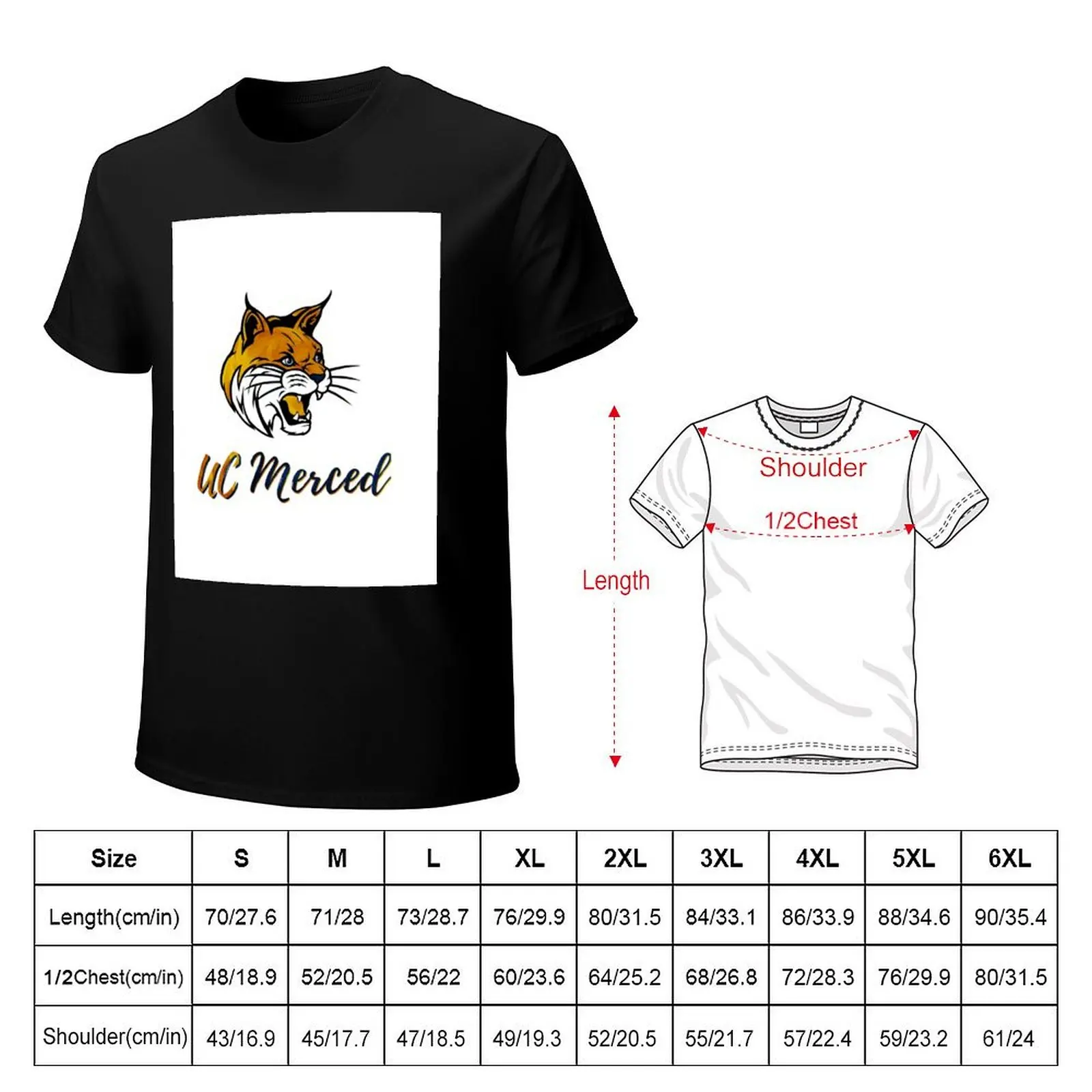 UC Merced (1) T-Shirt Simple Casual Short Sleeve Tee