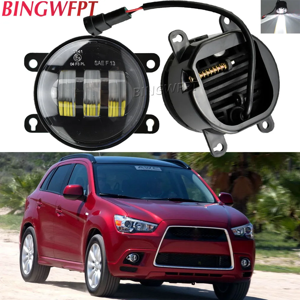 Fog Lights Headlight For Mitsubishi L200 OUTLANDER Grandis LED Fog Lamp Fog Light For Mitsubishi TRITON PAJERO 4 GALANT