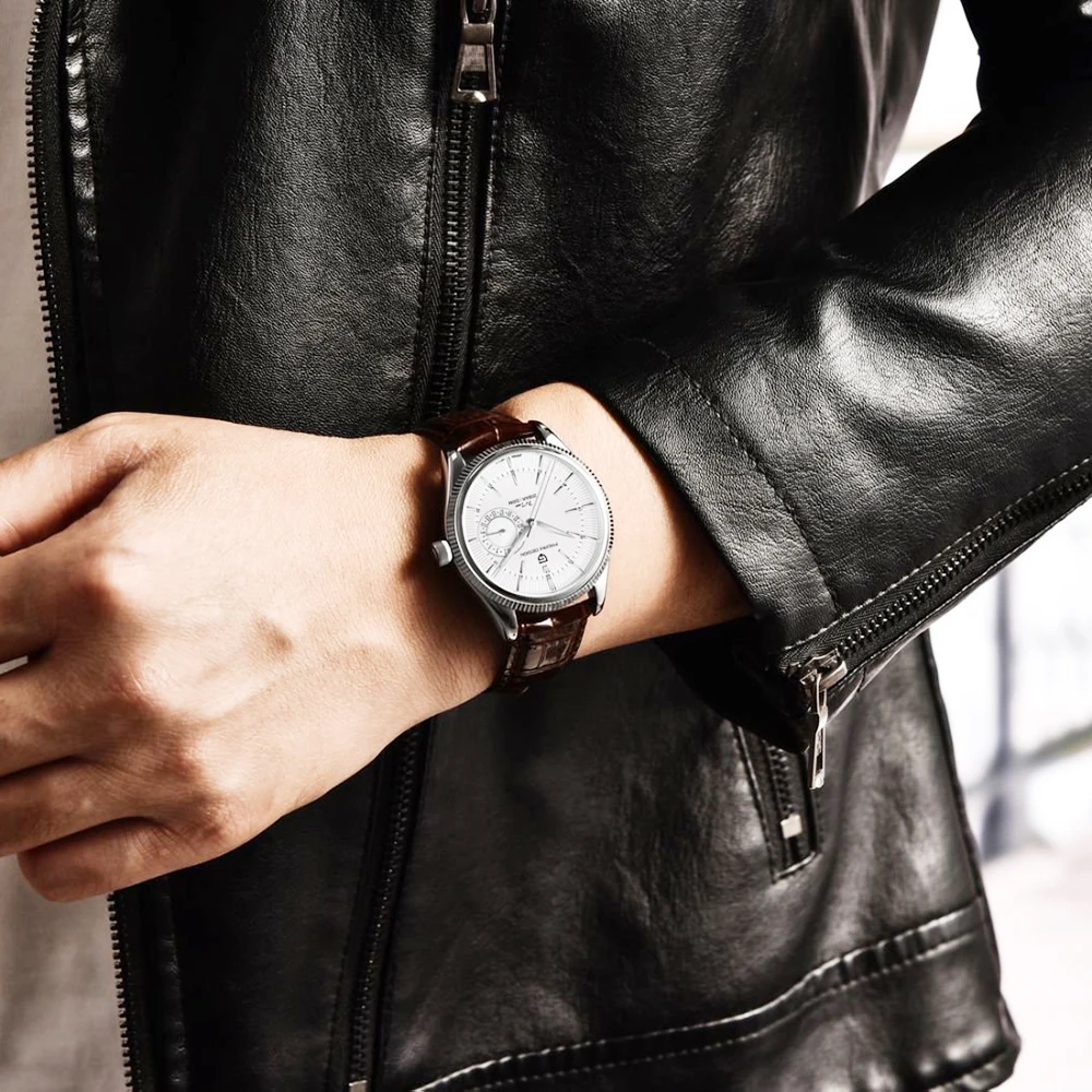 PAGANI DESIGN Casual Fashion Simple Men's Watch Luxury Simulation VH65 Quartz Watch Sports Leather 100 Waterproof Watch For Men - view 4