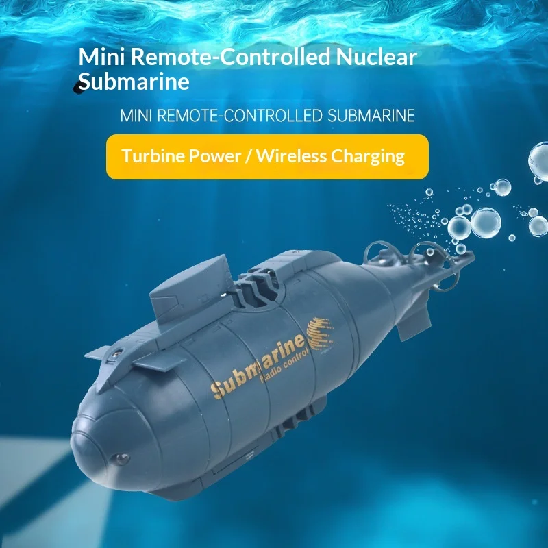 

Мини-подводная лодка с дистанционным управлением, 6-канальный турбопривод, беспроводная зарядка, светодиодная подсветка, электрическая игрушка для детей, для игр в бассейне