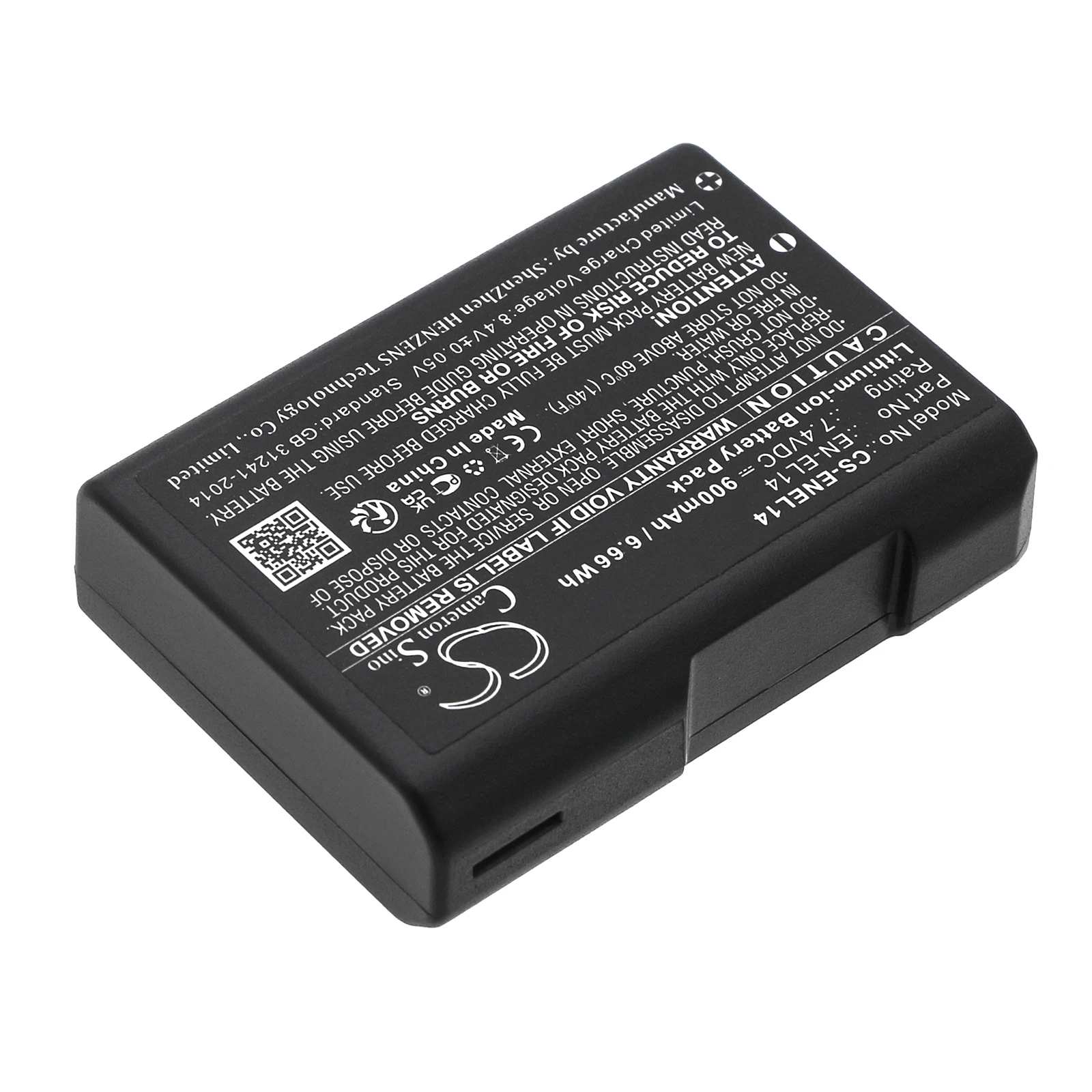 Battery for NiKon Coolpix P7000,Coolpix P7100,Coolpix P7700,Coolpix P7800,D3100,D3100 DSLR (900mAh / 1000mAh / 1030mAh) 7.4V